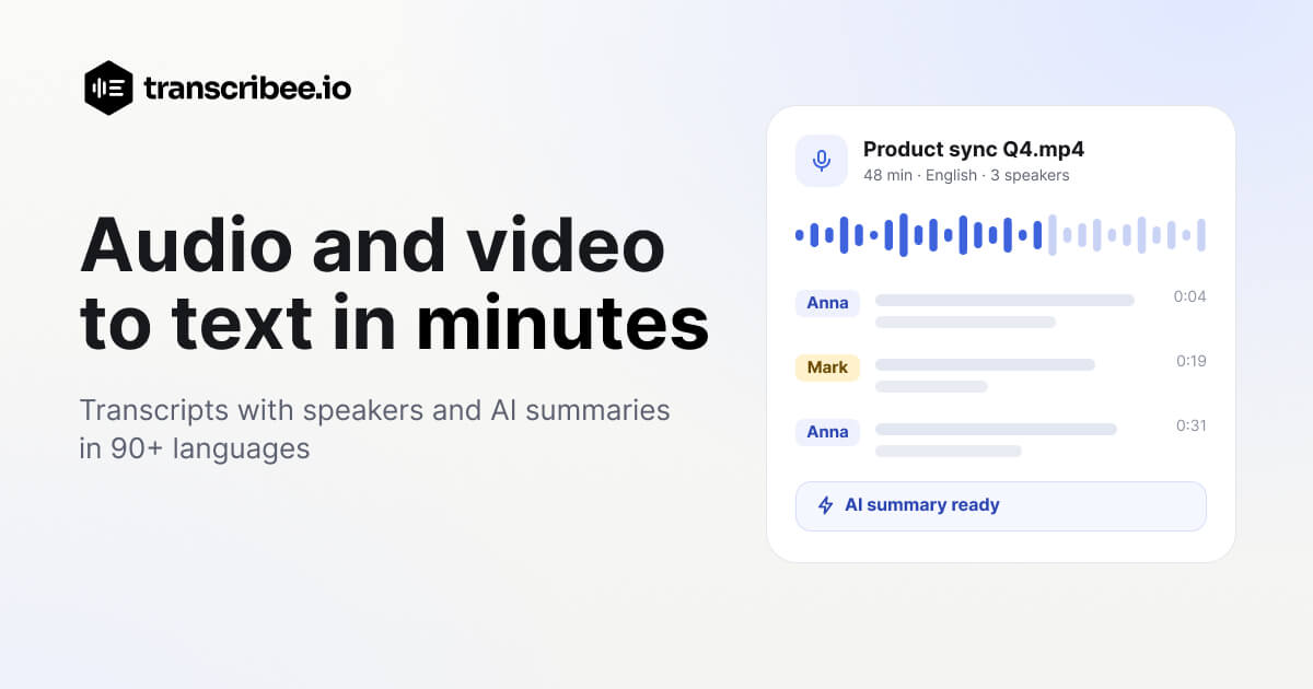 Yes, another audio transcription tool. Looking for free ways to get my first users
